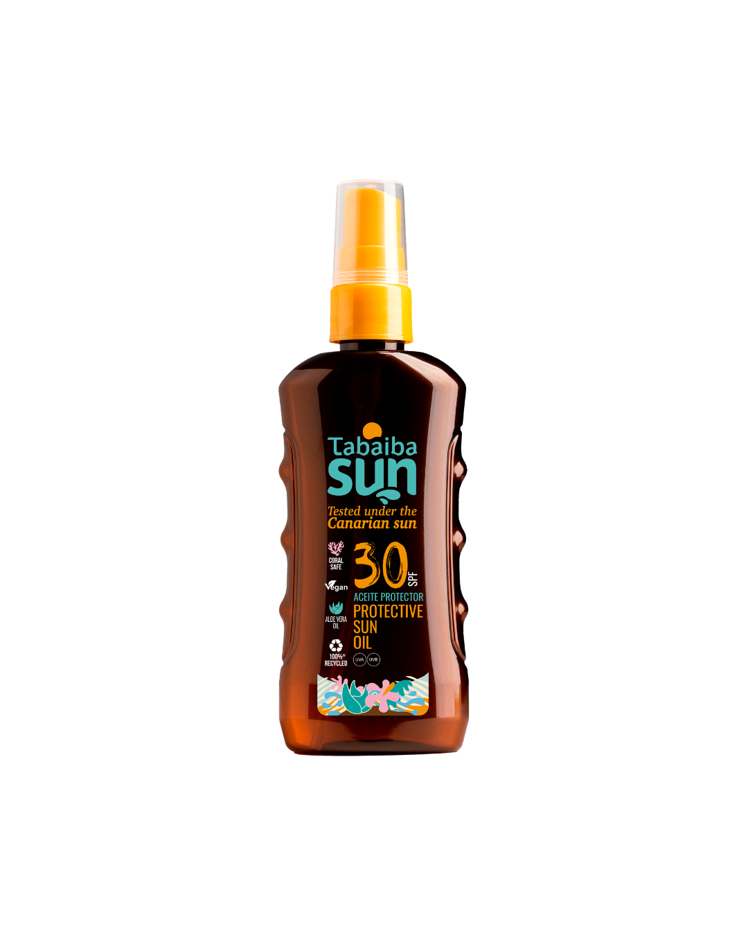 Nuestras Marcas Bote de Aceite Solar SPF 30 de Tabaibasun