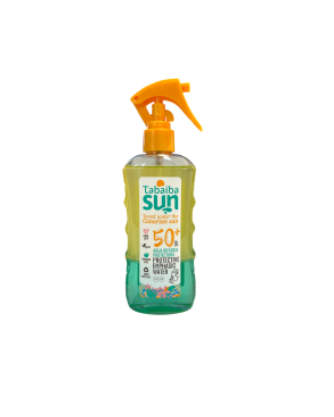 Nuestras Marcas Bote de Agua Solar Bifásica SPF 50 de Tabaibasun