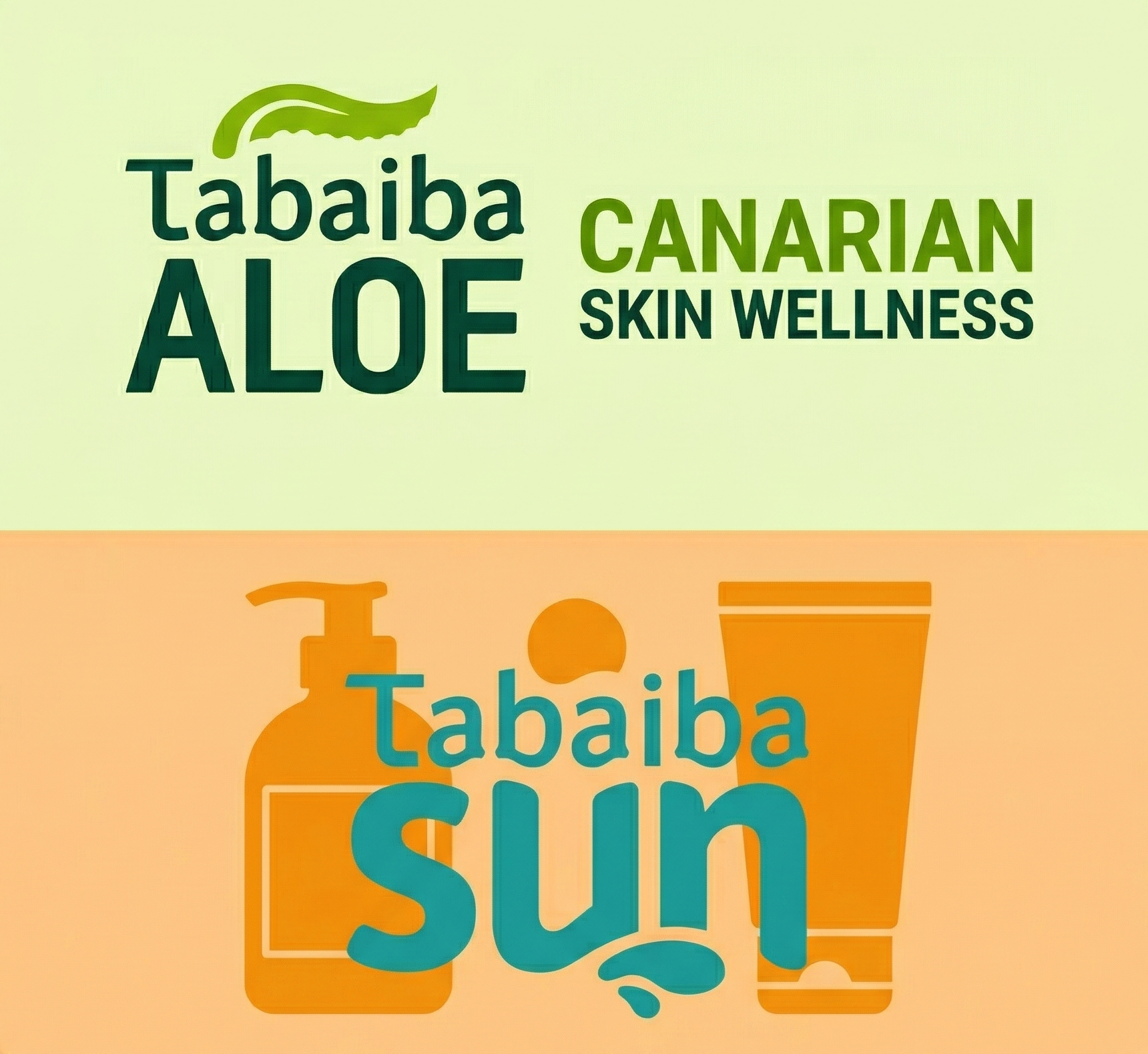 Logos de Tabaibaloe y Tabaibasun, nuestras marcas propias